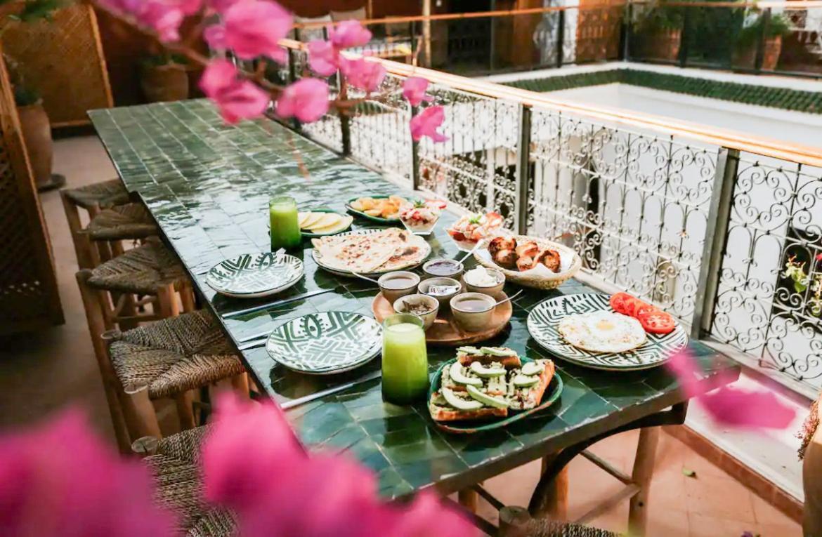 Riad Nanou - Private Riad With Pool & Rooftop Marrakesh Exteriör bild