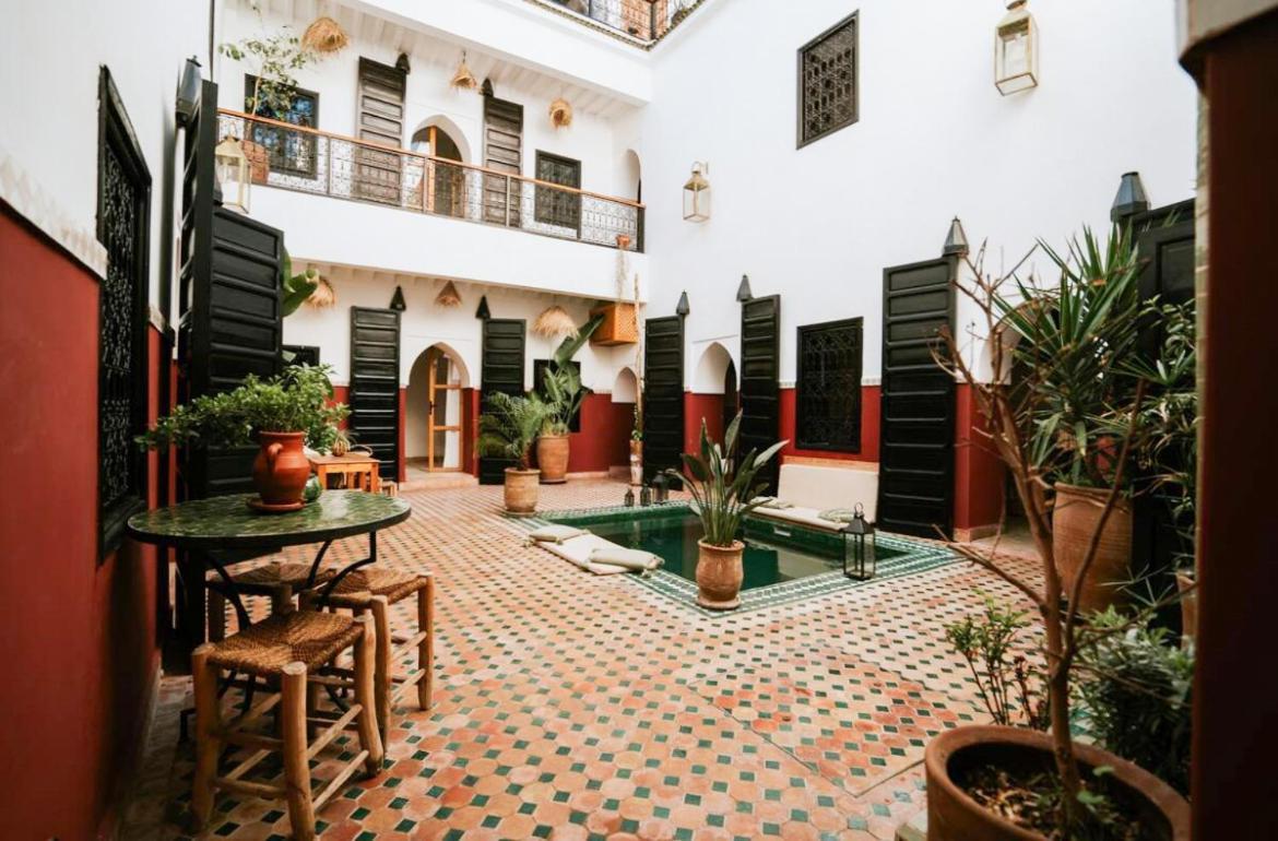 Riad Nanou - Private Riad With Pool & Rooftop Marrakesh Exteriör bild